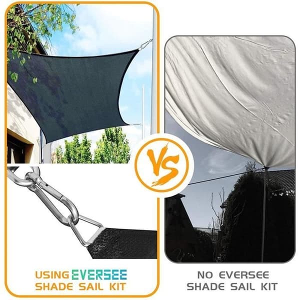 304 Stainless Steel Shade Sail Fixing Kit for Triangle/Rectangle/Heavy [165]