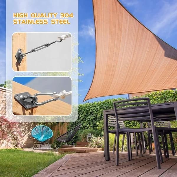 304 Stainless Steel Shade Sail Fixing Kit for Triangle/Rectangle/Heavy [165]
