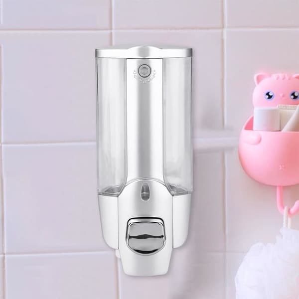Vægmonteret sæbedispenser 350ml flydende sæbedispenser i plast - BOH - RAI