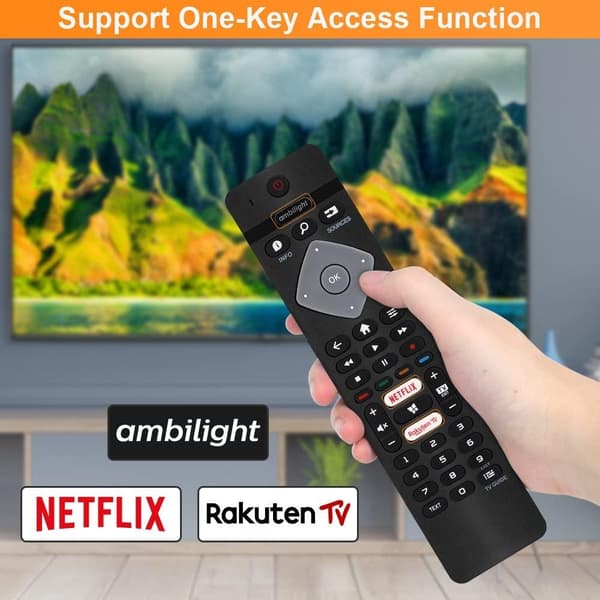 Universalfjernkontroll for Philips BRC0884402 Android TV