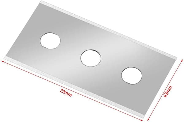 Glass Scrapers - Multifunctional Kitchen Scrapers for Cleaning, Ceramic Hob and Induction Hob Tools (60009: One Scraper Blade)