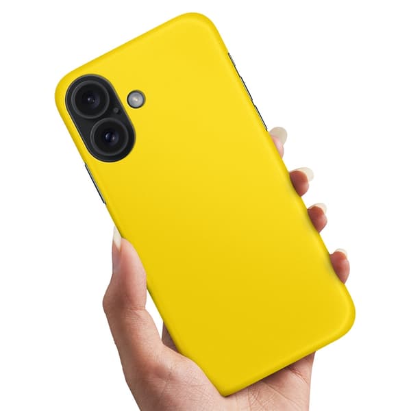 Cover / Mobilcover til iPhone 16 Plus - Gul
