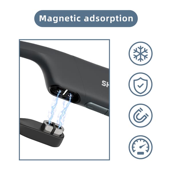 Magnetic charging cable compatible with Shokz OpenRun, OpenRun Pro, Aeropex AS800, OpenComm