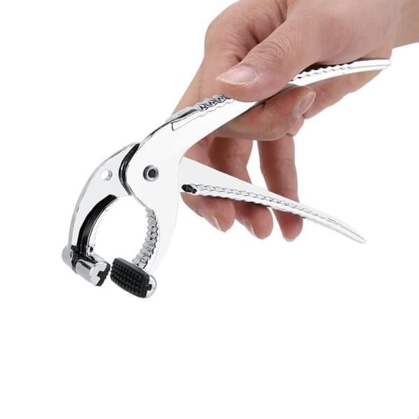 (Sølv) Klemme for bakeplate, ovnsklemme i sinklegering for bakeplate og form