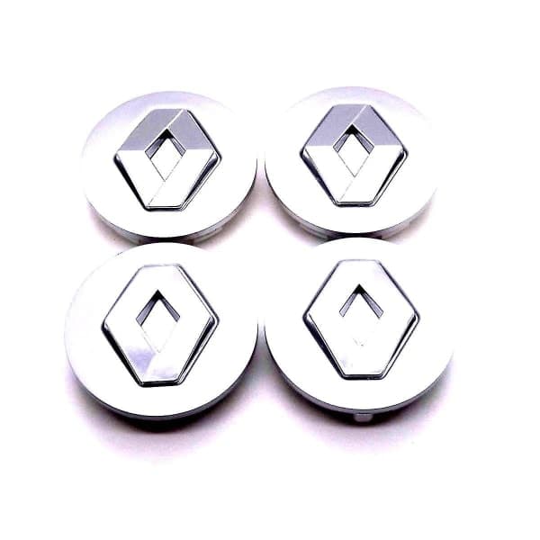 Grå Renault Bilhjul Centrumkåpor 60mm 4 st