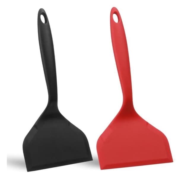 Silikonespatel - 2 dele - Varmebestandig - Non-stick - Fleksibel