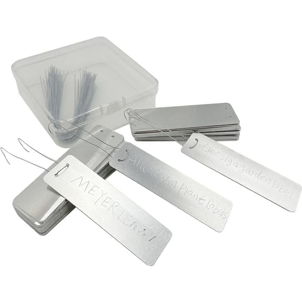 Aluminiumsetiketter til planter - 100 pak