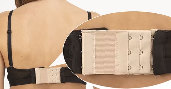 BH-förlängning 3 rader 2 krokar / 3 rader 3 krokar 6-pack