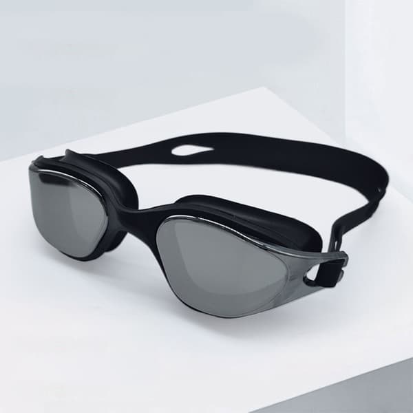 Simming Goggles - Adjustable Strap, Anti-Fog, UV Protection Black