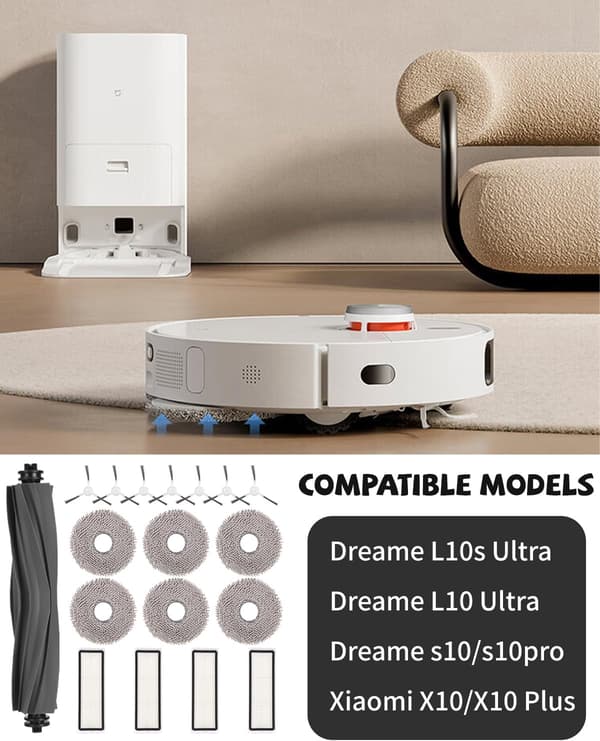 Replacement kit for Dreame L10 Ultra robot vacuum cleaner