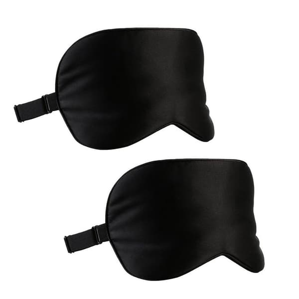 Sovemaske 100% silke 2-pak
