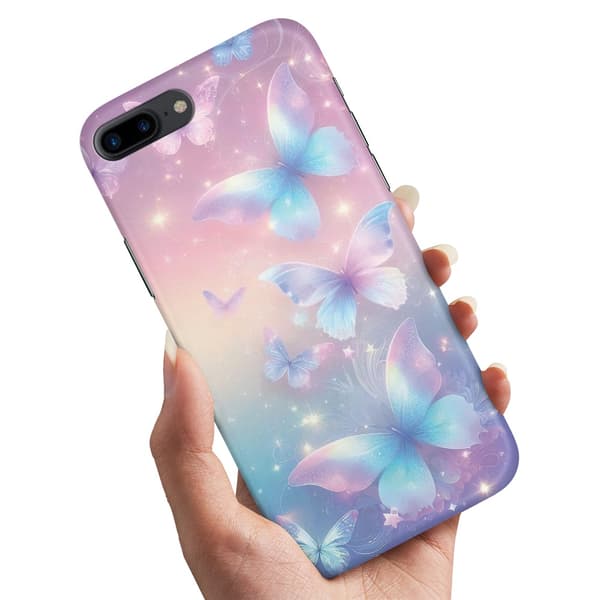 Cover / Mobilcover til iPhone 7 / 8 Plus - Butterflies