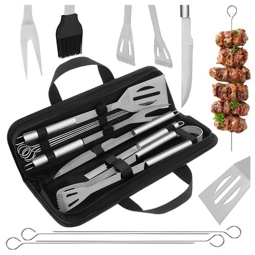 Grillværktøj / Grillbestik - 9 dele