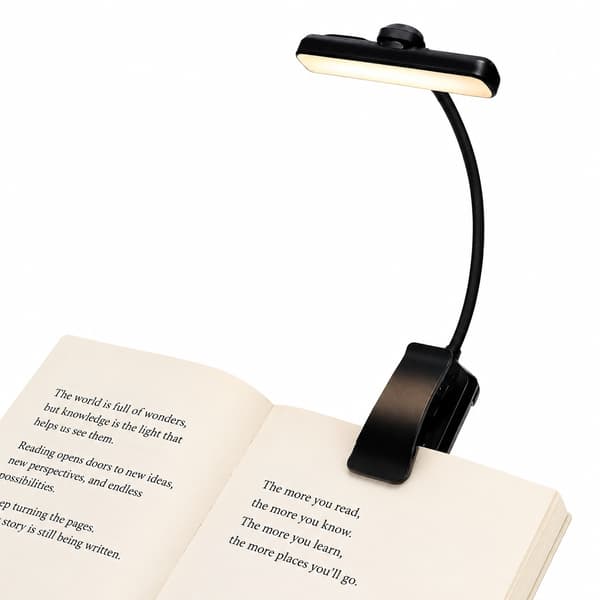 Bærbar Klemmelampe for Lesing - Øyebeskyttelse Boklampe