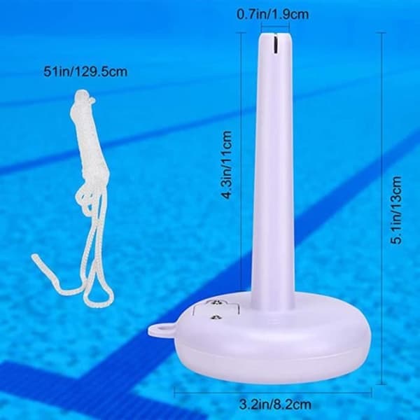 Soldrevet digitalt pooltermometer, holdbart, antioxidant, langtidsholdbart, brudsikkert