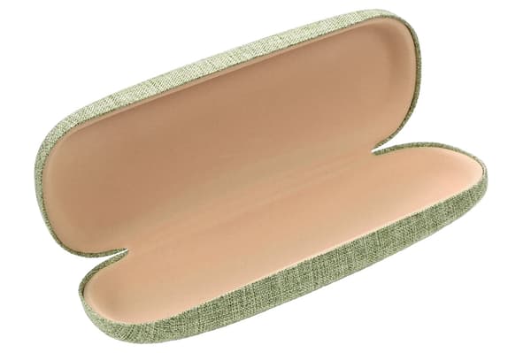 Eyeglass case fabric mix