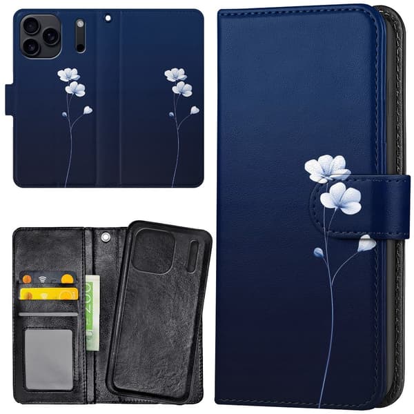 iPhone 17 Pro - Pungcover/Etui Blomst