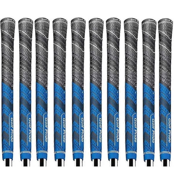 10 st Golf Pride MCC PLUS 4 Golfgrepp Standardstorlek Blå Blue