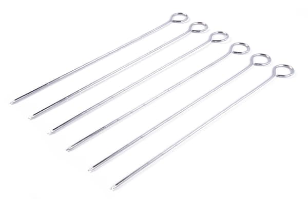 Grillspyd kød/BBQ 6 stk 28 cm