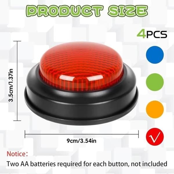 Summer - Learning Summers - 4 Pieces - With Light and Sound - For Quiz Games