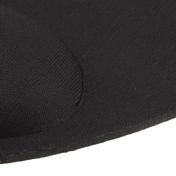Thin Mouse Pad with Wrist Rest - Black