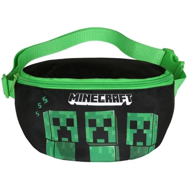 Minecraft Bæltetaske - Fanny Pack med Creeper-design
