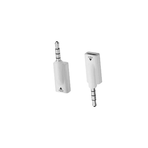 3.5mm to USB-C Female Audio Adapter (2-pack) with DAC 16bit/48KHz, White