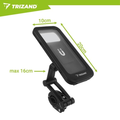 Mobile Phone Holder for Bicycle - Mounts on Handlebars