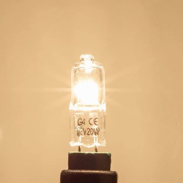 G4 20W 12V T3 JC Type 2-polet halogenpære til underskabsbelysning (10-pak)