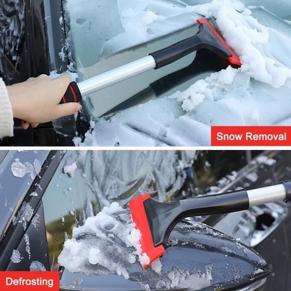 Ice scraper for car, snow scraper, with non-slip handle, snow and ice scrapers for windshield and windows
