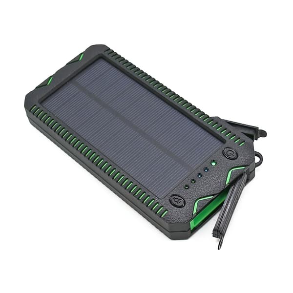 Solcelle PowerBank / Oplader - 10.000 mAh Solcelleoplader