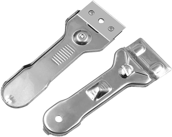 Glass Scrapers - Multifunctional Kitchen Scrapers for Cleaning, Ceramic Hob and Induction Hob Tools (60009: One Scraper Blade)