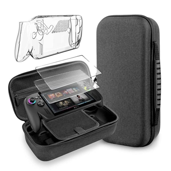 ROG Xbox Ally X Handheld Console Carrying Case Bundle - Protective Case & Screen Protector Compatible with ROG Xbox Ally X