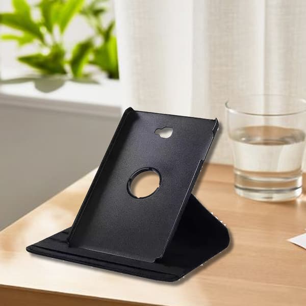 Leather Case for Samsung Galaxy Tab A 10.1 (2016) - Black Black