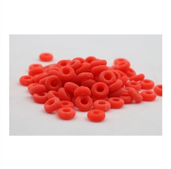 Elastisk kastrering i rustfritt stål for storfe, griser og sauer 100 gummiringer 21,5 cm sølv