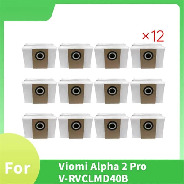 12 kpl pölypussia Alpha 2 Pro V-RVCLMD40B -imuriin
