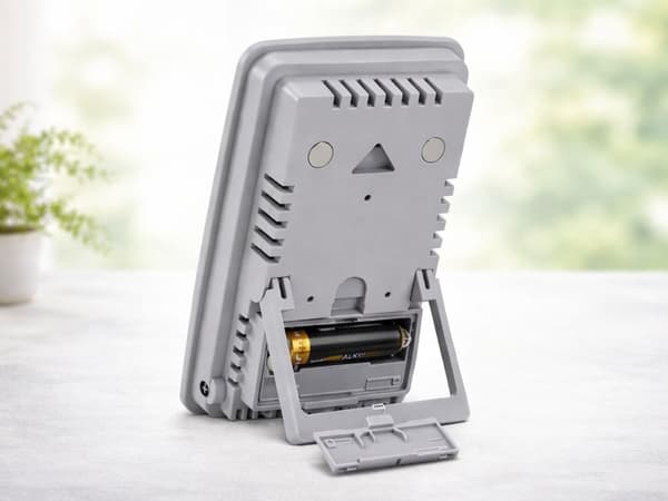 Værstasjon LCD termometer hygrometer trådløs
