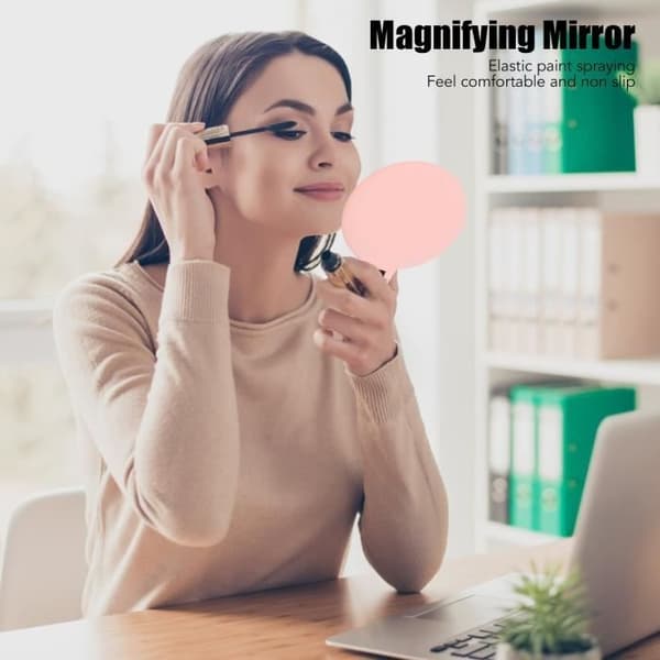 Shipenophy Double-Sided Magnifying Mirror 15X Magnifying Mirror Double-Sided, Portable, Foldable, Eyelash Hygienic Makeup Mirror