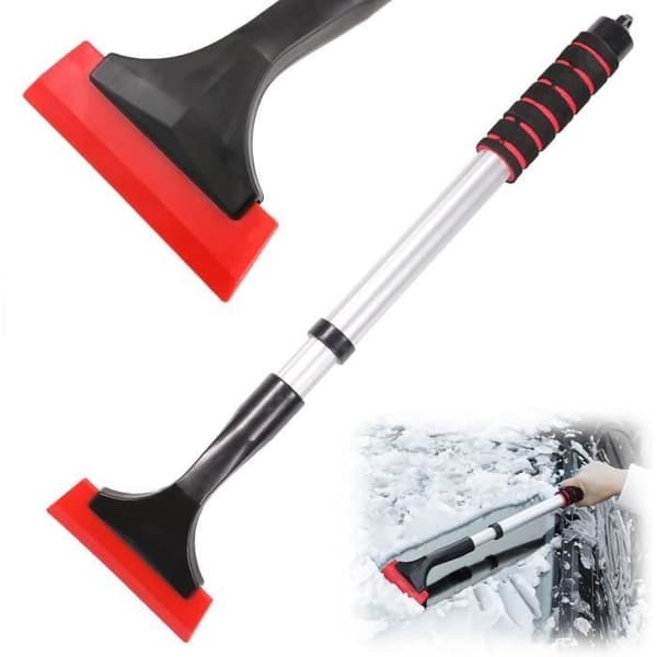 Ice scraper for car, snow scraper, with non-slip handle, snow and ice scrapers for windshield and windows