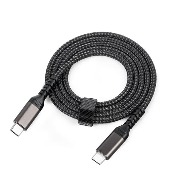 USB-C til USB-C-kabel 5A/20V PD 100W Svart 2 m