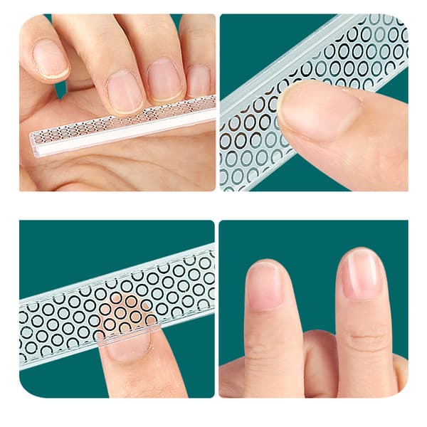 Transparent neglefil i nanoglas - bikagedesign