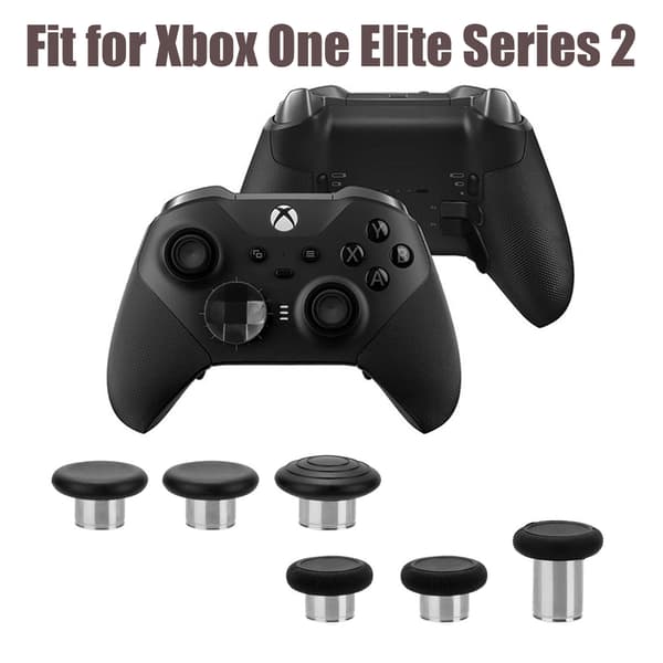 Tommelfingerknapper til Xbox One Elite Series 2-spilcontroller 6-pak sort Xbox One Elite / Xbox Elite Series 2