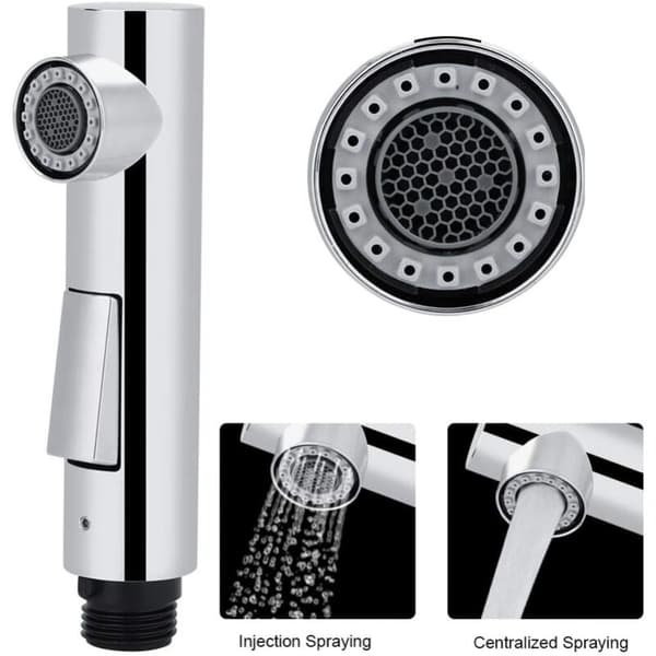 Pull-Out Spray Faucet, Replacement Accessory, 2 Spray Settings, for Sink