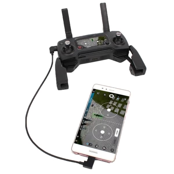 USB-C–Micro-USB DJI Mavic Pro / Spark -laitteelle (30 cm)