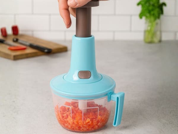 Kitchen Chopper 2-in-1 - For vegetables, fruit and meat