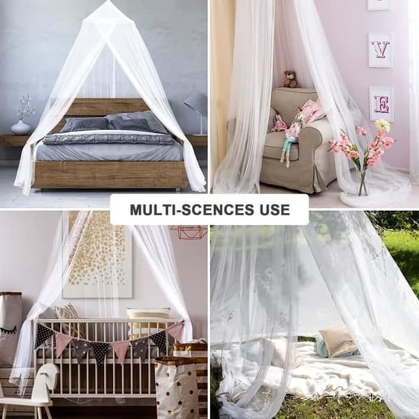 Mosquito net for bed - Unspecified - 2.5m - Insect proof - Easy installation - White