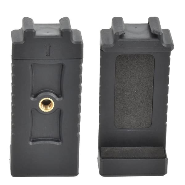 Mobiltelefonstativadapter, Mobilholder mobiladapter til stativ Sort