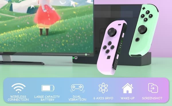 Ohjain yhteensopiva Nintendo Switchin / Switch OLEDin kanssa
