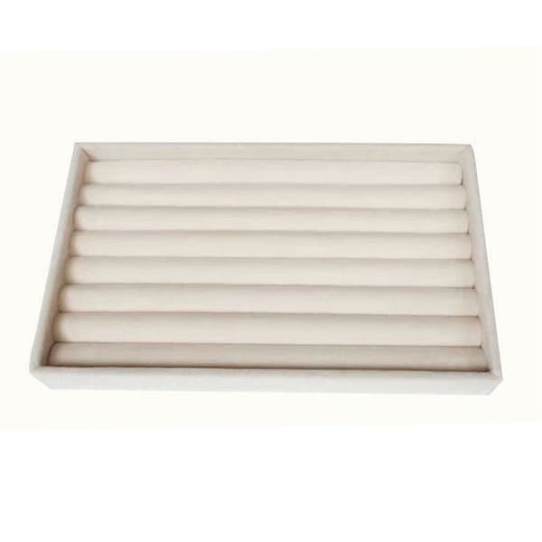 Smykkeopbevaring til ringe - Beige Hvid, A
