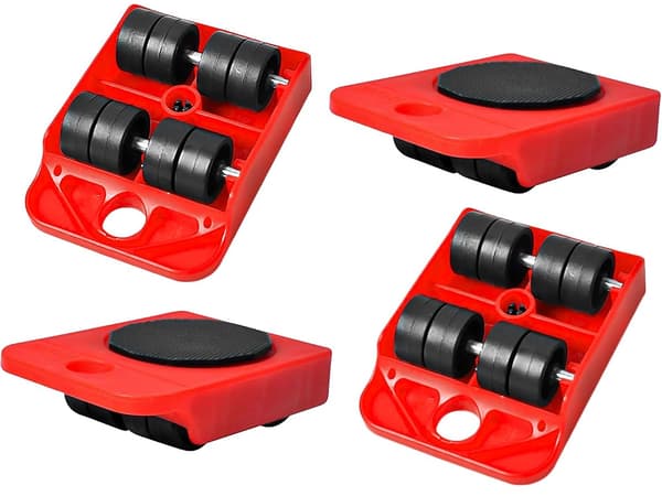 Furniture Lift 150 kg - Lifting Set with 4 Rollers